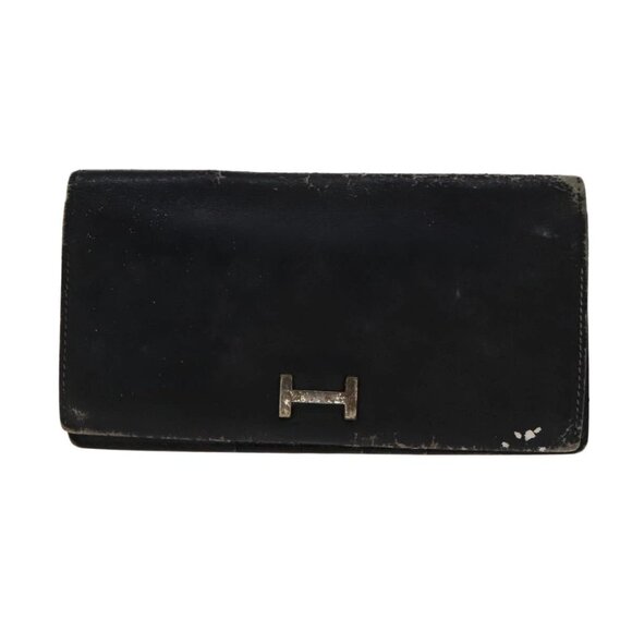 HERMES Day Planner Cover Leather 3 Set Black Brown gray Auth bs21520 - Picture 2 of 15